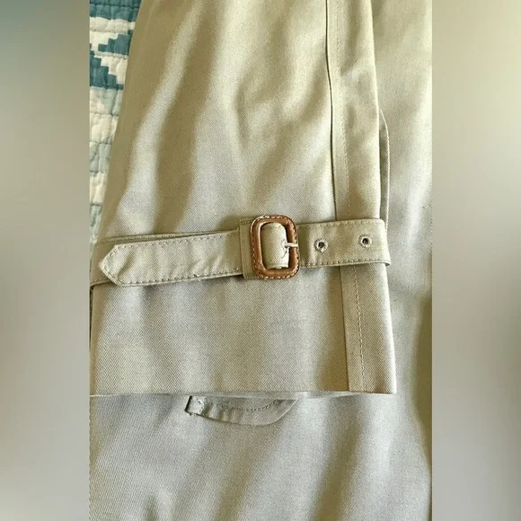 Vintage Austin Reed Tan Regent Street Trench Coat London Heritage 1970s Men 38R